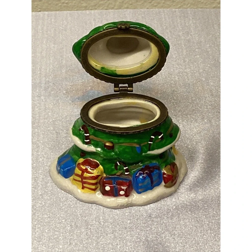 VNTG CHRISTMAS TREE TRINKET BOX/Figurine-3